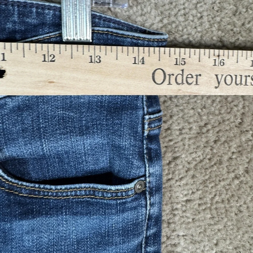 AG Adriano Goldschmied Stevie Ankle Jeans Womens 27‎ Blue Slim Straight Denim